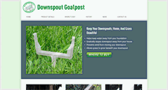 Desktop Screenshot of downspoutgoalpost.com